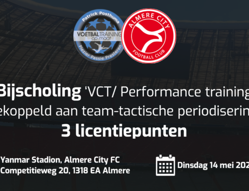VTOM organiseert een bijscholing bij Almere City FC voor 3 KNVB-licentiepunten